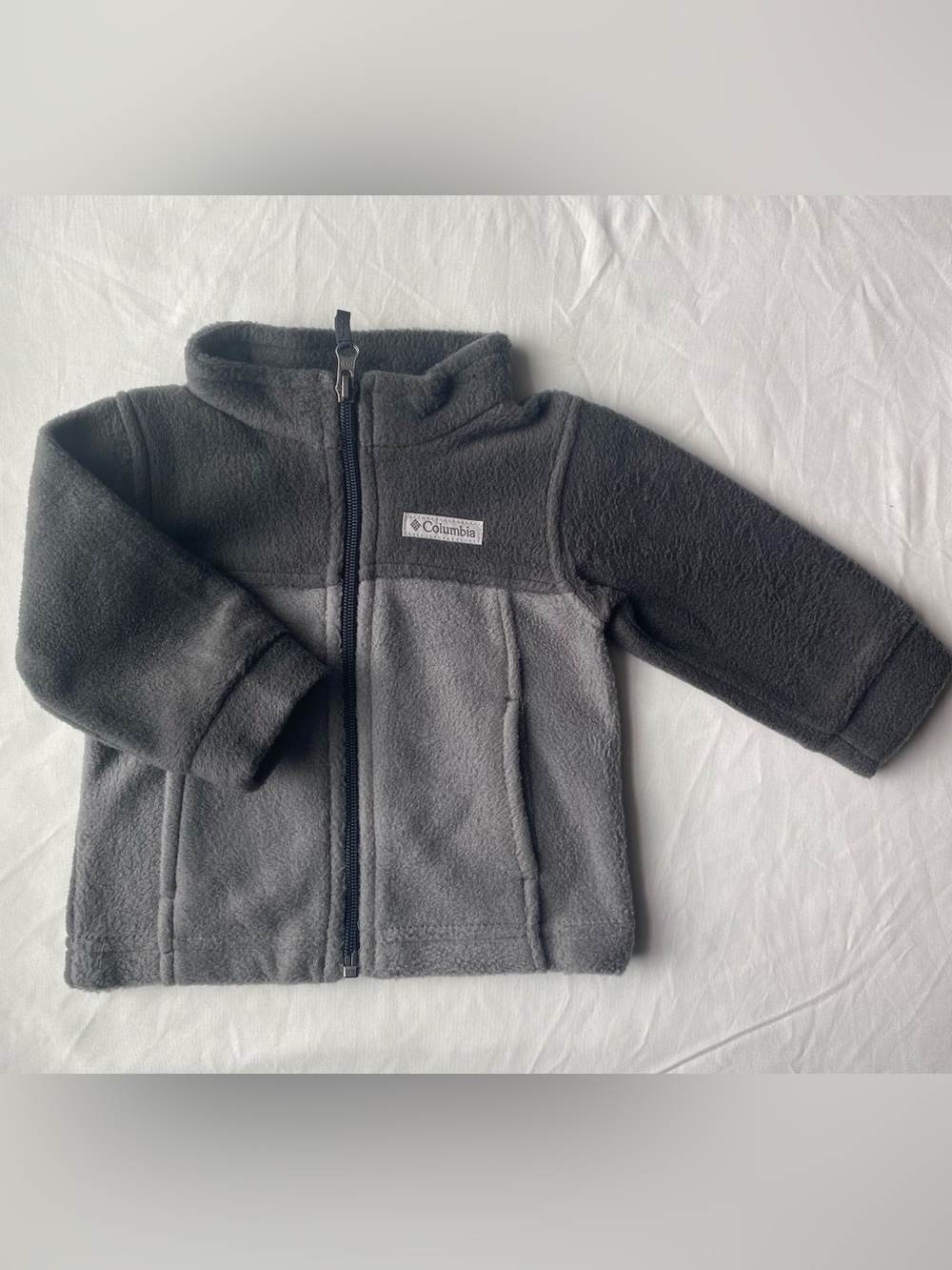 Columbia Baby Full Zip Fleece Jacket | Two-Tone Gray | 3-6M